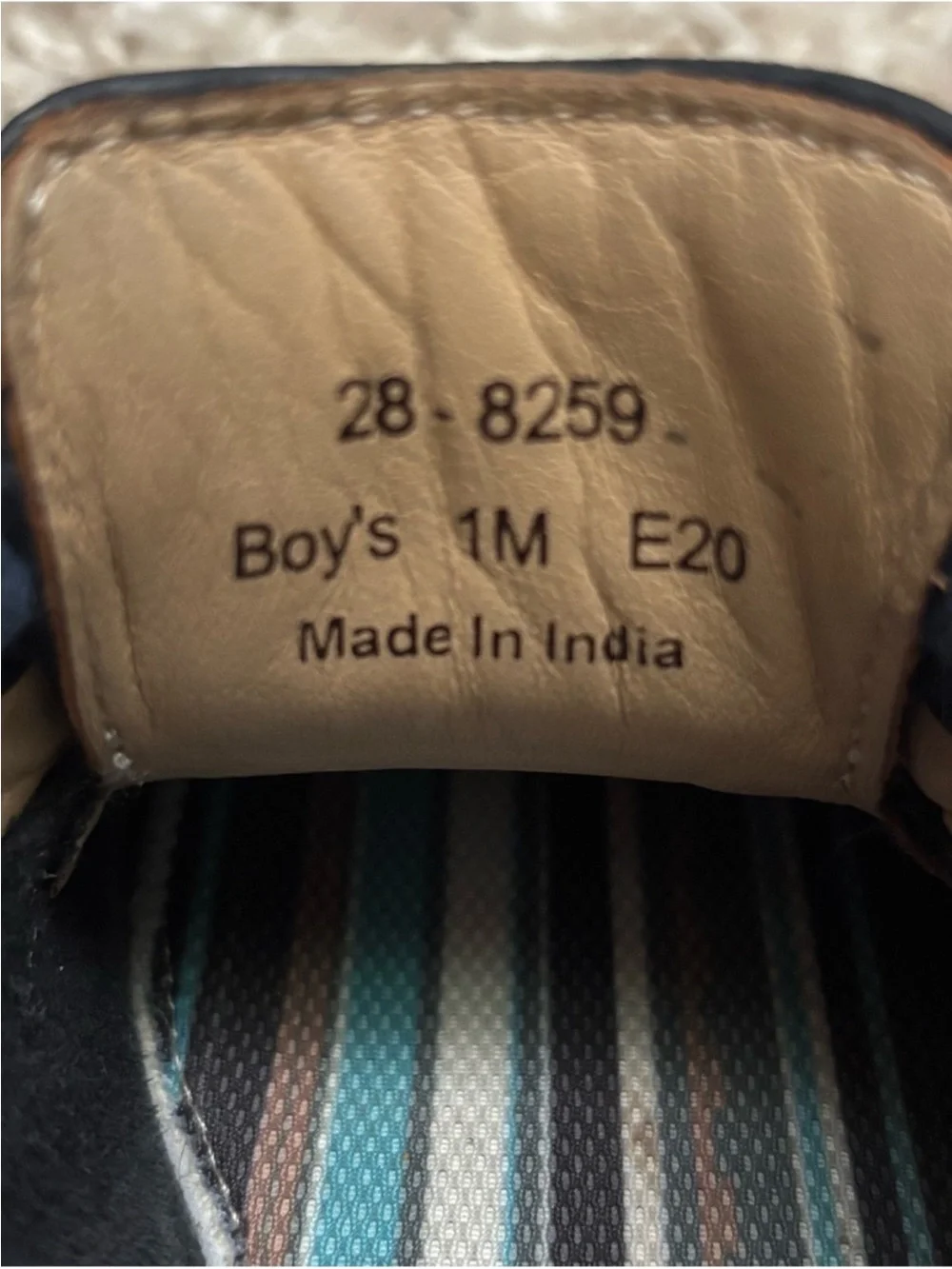 Johnston & Murphy Boys Navy Lace-Up Dress Shoes | Size 1M